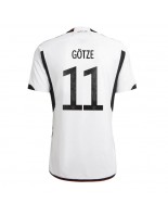 Německo Mario Gotze #11 Domácí Dres MS 2022 Krátký Rukáv